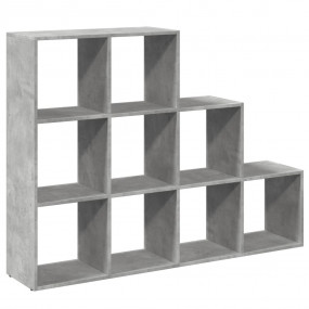 Room Divider Bookcase Concrete grey Engineered wood Med...