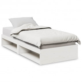 Day Bed White Solid Pine Wood, Plywood Single