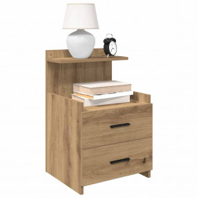 Bedside Cabinet Artisan oak Engineered wood Medium