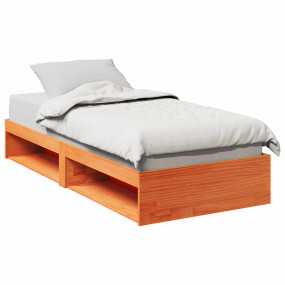 Day Bed Wax brown Solid pine wood, Plywood Single Day B...