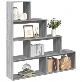 Room Divider Bookcase Grey sonoma Engineered wood Mediu...