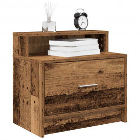 Bedside Cabinet Old wood Engineered wood 20.1 x 12.2 x ...