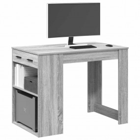 Desk Grey Sonoma Engineered Wood 40.2x24.4x30.5 in Desk