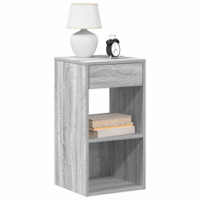 Bedside Cabinet Grey Sonoma Engineered wood Compact