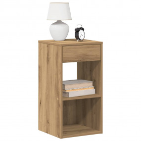 Bedside Cabinet Set of 2 Artisan Oak Engineered wood