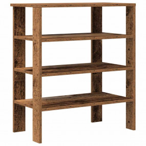 Shoe Rack Old wood Engineered Wood Slim Shoe Rack Recta...