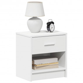 Bedside Cabinet White Engineered wood Medium Bedside Ca...