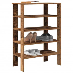 Shoe Rack Old Wood Engineered wood Medium Shoe Rack Rec...