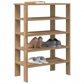 Shoe Rack Artisan Oak Engineered Wood Medium Shoe Rack