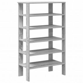 Shoe Rack Grey sonoma Engineered wood Slim and Compact ...