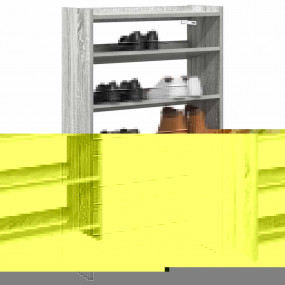 Shoe Rack Grey Sonoma Engineered Wood Slim Shoe Rack
