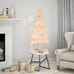 Wooden Christmas Tree Natural wood Solid pine wood Medi...