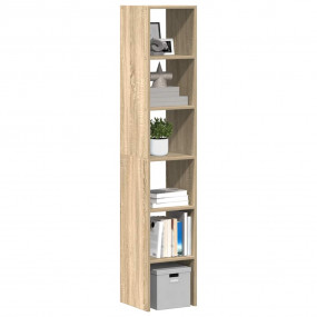Bookcase Set of 2 Sonoma oak Engineered wood Medium Boo...
