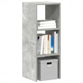 Bookcase Concrete gray Engineered wood Medium Stackable