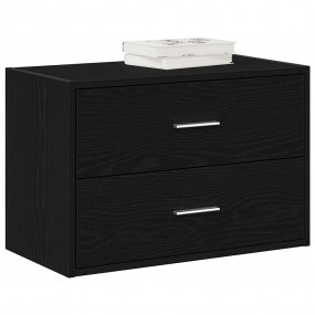 Cabinet Black Oak Engineered Wood Small Cabinet Rectang...