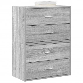 Cabinet Set of 2 Grey Sonoma Engineered wood Small Cabi...