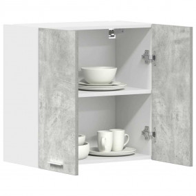 Kitchen Wall Cabinet Concrete Grey Engineered Wood