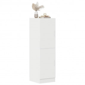 Kitchen Cabinet White Engineered Wood Tall Kitchen Cabi...