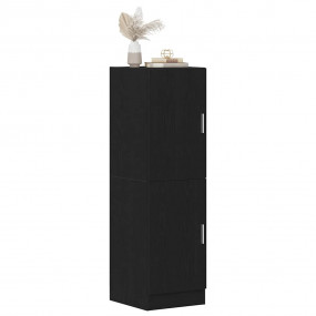 Kitchen Cabinet Black Engineered wood Medium Kitchen Ca...
