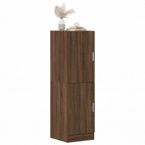 Kitchen Cabinet Brown Oak Engineered Wood Medium