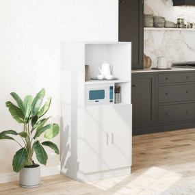 Kitchen Cabinet White Engineered wood Kitchen Cabinet R...