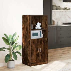 Kitchen Cabinet Smoked Oak Engineered wood Medium Kitch...