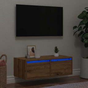TV Cabinet Artisan Oak Engineered wood TV Cabinet Recta...