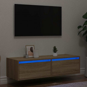 TV Cabinet Sonoma Oak Engineered Wood 39.4 in x 14.0 in...