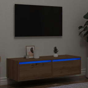 TV Cabinet Artisan oak Engineered wood 39.4 x 14.0 x 9....