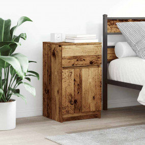 Bedside Cabinet Old wood Engineered wood Mid-sized