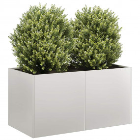 Planter Silver Stainless Steel Large Decorative Inlays ...
