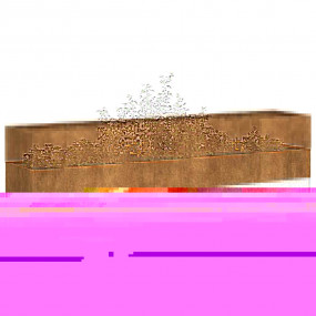 Planter Rusty Weathering Steel Large Durable Planter
