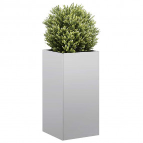 Planter Natural steel color Galvanized Steel Large