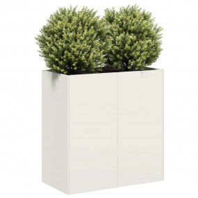 Planter White Cold-rolled steel Large Durable Planter