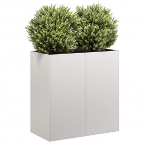 Planter Silver Stainless Steel Large Modern Planter