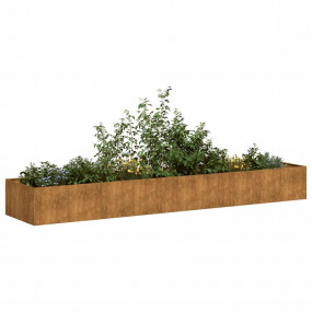 Planter Rusty Weathering steel Large Adjustable Armrest...