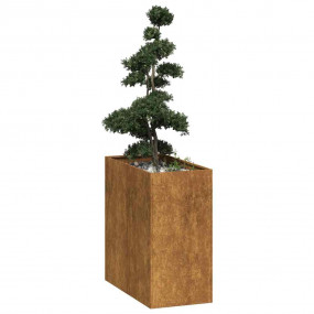 Planter Rusty Weathering Steel Large Decorative Inlays ...