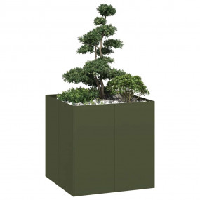 Planter Olive Green Cold-rolled steel Large Modern Plan...
