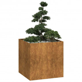 Planter Normal metal color, will rust over time Weather...