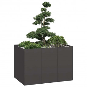 Planter Black Cold-rolled steel Large Decorative Inlays...