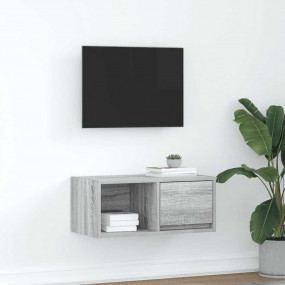 TV Cabinet Gray Sonoma Engineered Wood Small TV Cabinet