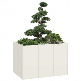 Planter White Cold-rolled steel Large Decorative Inlays...