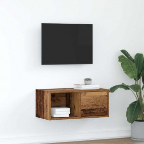 TV Cabinet Old Wood Engineered wood Compact TV Cabinet