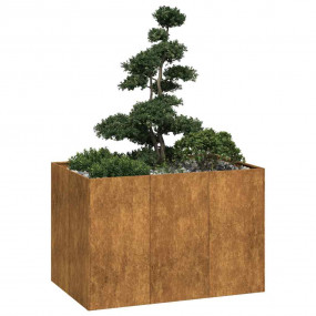 Planter Rusty Weathering steel Large Decorative Inlays