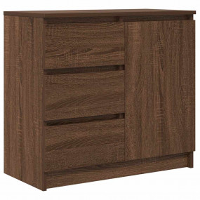 Sideboard Brown oak Engineered wood 28.0 x 13.8 x 25.6 ...