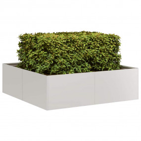 Planter Silver Stainless steel Large Tough Planter Squa...