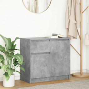 Sideboard Concrete grey Engineered wood 28.0 x 13.8 x 2...