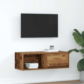 TV Cabinet Old wood Engineered wood Medium TV Cabinet