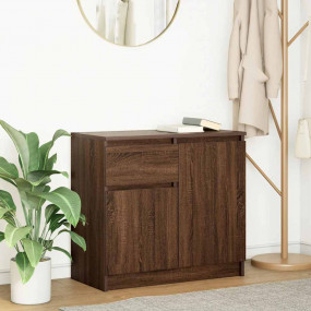 Sideboard Brown Oak Engineered Wood Medium Sideboard