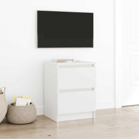 TV Cabinet White Engineered wood 15.7 x 13.8 x 21.3 in ...